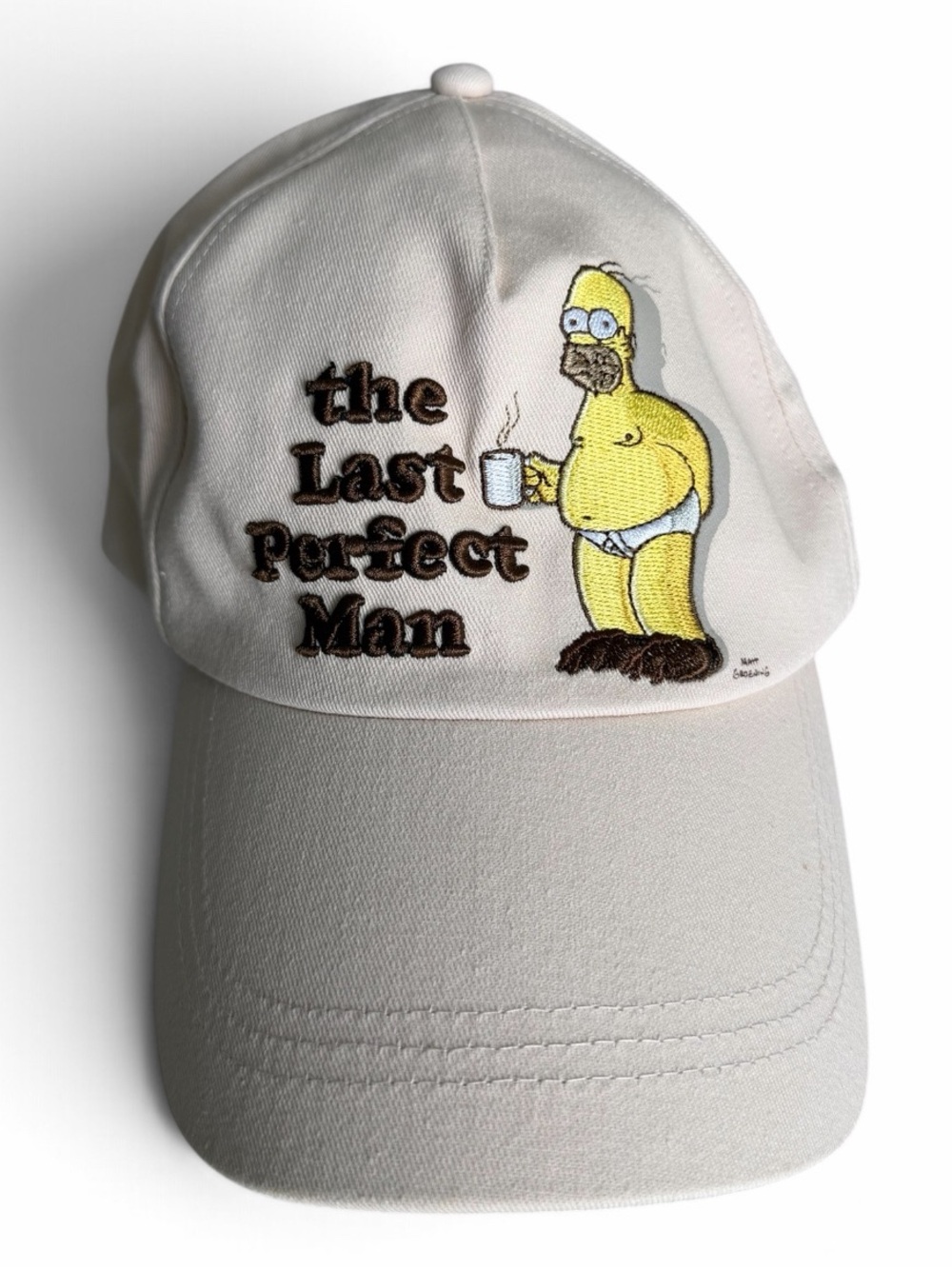 Homer Simpson Embroidered Cap - The Last Perfect Man - Universal Studios OS